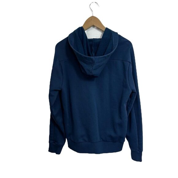 PACT Blue Unisex Front Zip Hoodie, M - Picture 2 of 8